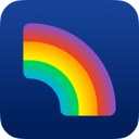 Rainbow login icon