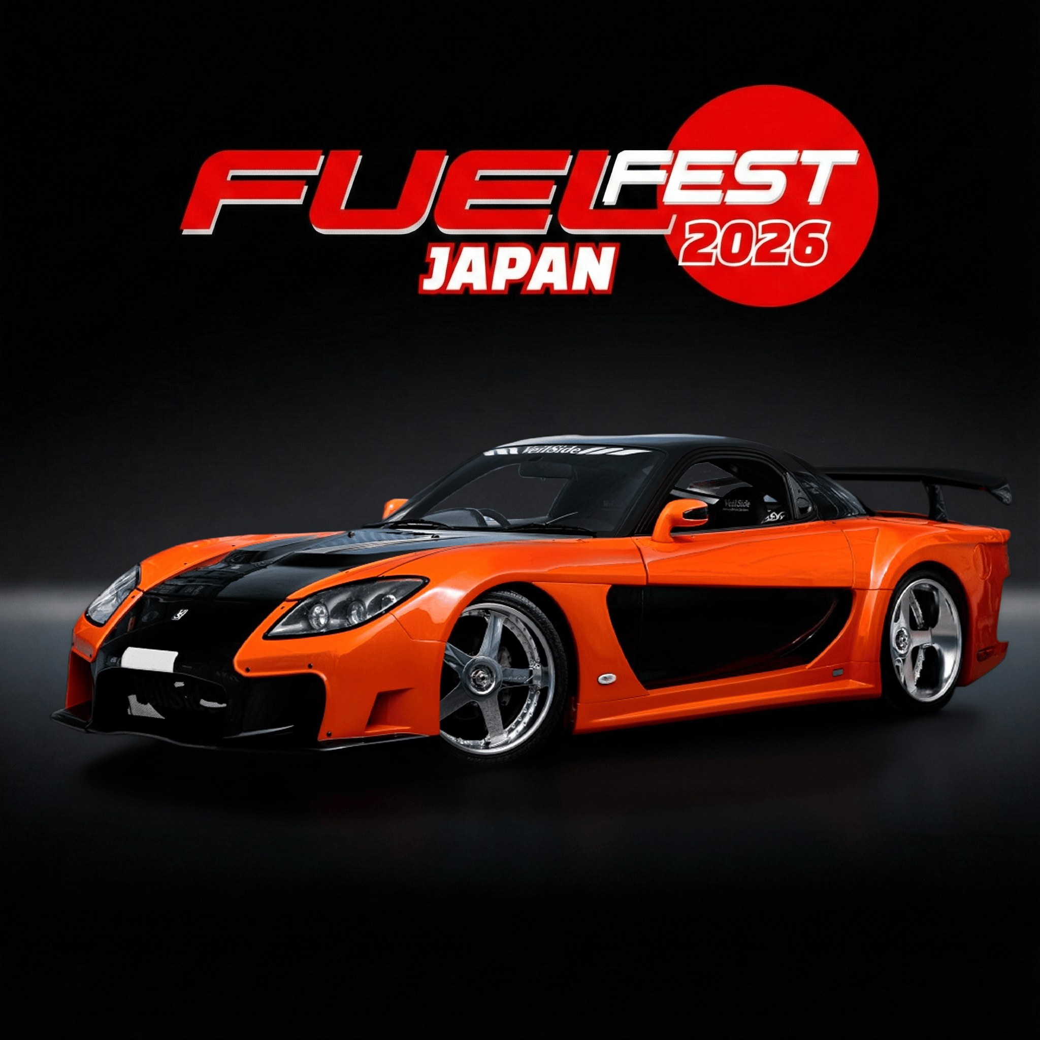 FUELFEST JAPAN 2026　VeilSide　RX-7 Fortune Model ver.