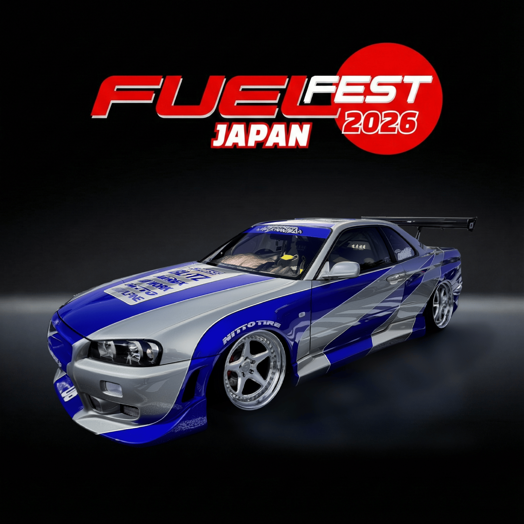 FUELFEST JAPAN 2026　スカイライン34 ver.