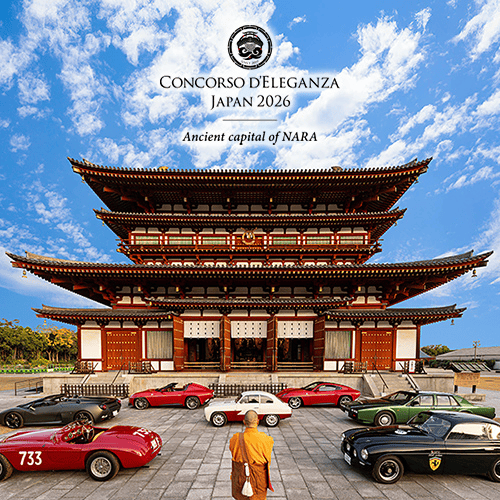 CONCORSO D'ELEGANZA JAPAN 2026 Ancient capital of NARA